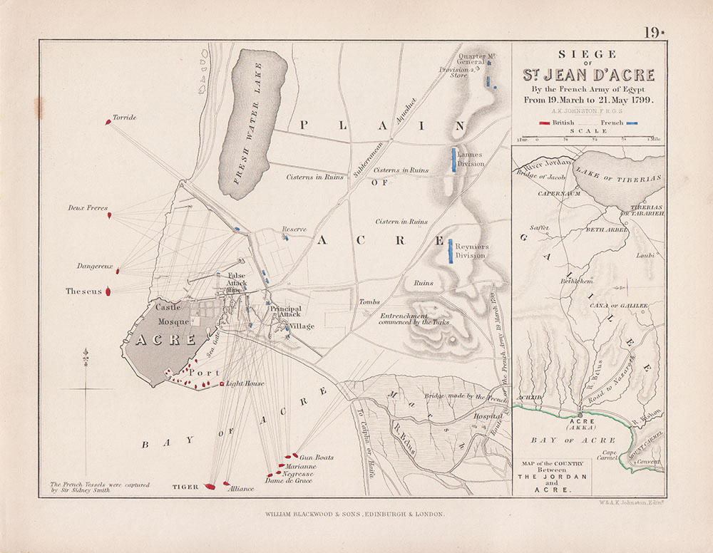 Siege of St Jean D'Acre By the French Army of Egypt From 19th March to 21st May 1799