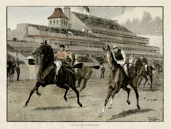 The Derby : The Preliminary Canter.