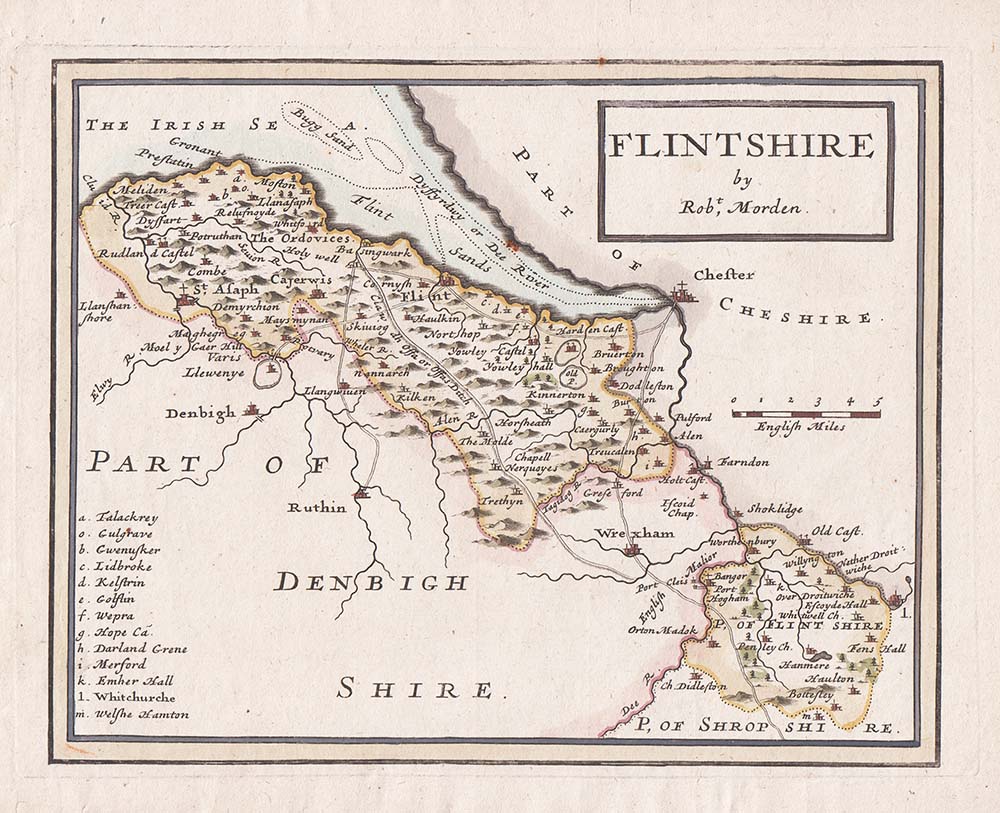 Flintshire by Robert Morden 