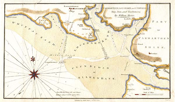 William Morris - Carmarthen, Lougharn and Cydweli, Bay, Bar and Harbours.