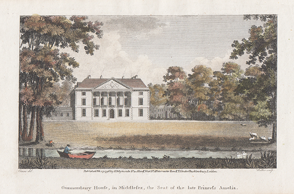 Gunnersbury House in Middlesex the Seat of the late Princess Amelia