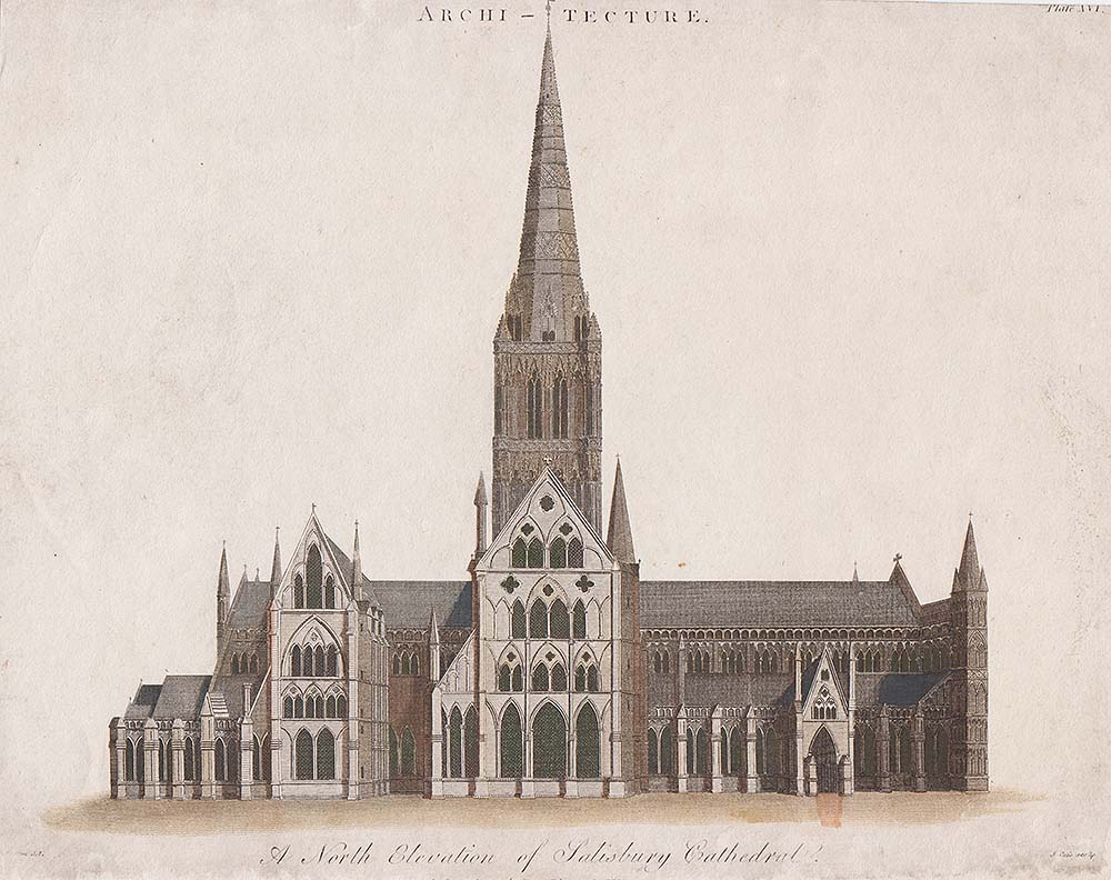 A North Elevation of Salisbury Cathedral