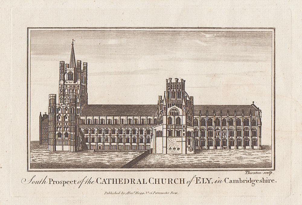 South Prospect of the Cathedral Church of Ely in Cambridgeshire