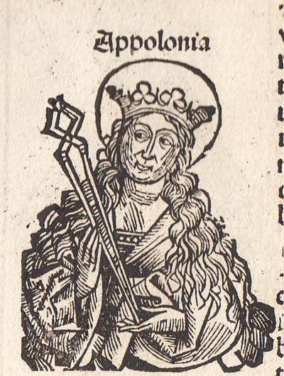 Appolonia  (antique print)