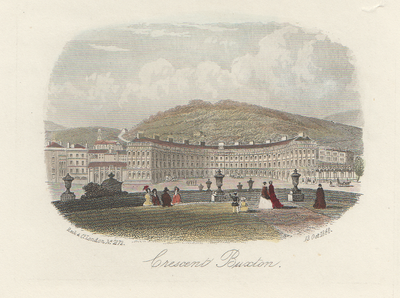 Crescent Buxton  (antique print)