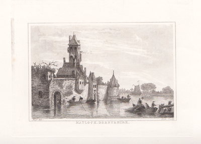 Matlock, Derbyshire.  (antique print)