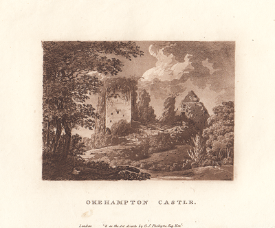 Okehampton Castle.