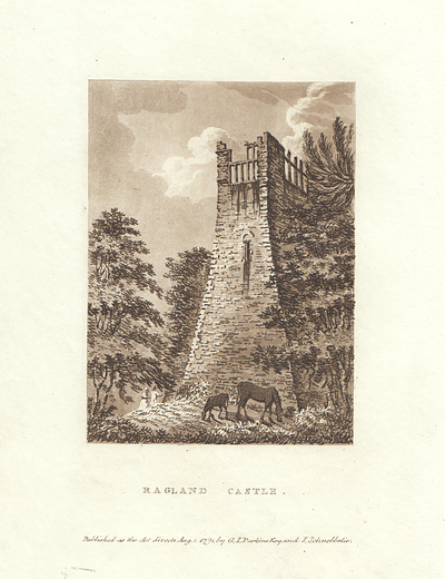 Ragland Castle.  (antique print)