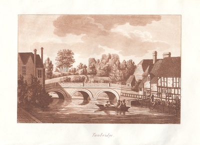 Tunbridge.  (antique print)