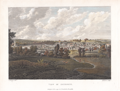 View of Ashborne.  (antique print)