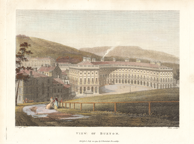 View of Buxton  (antique print)