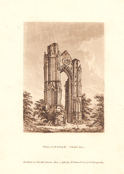 Walsingham Chapel.  (antique print)