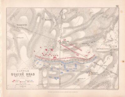 Battle of Quatre Bras 16th June, 1815.