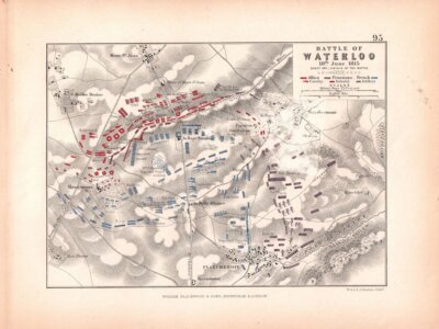 Battle of Waterloo 18th June, 1815.  Sheet 2nd - Crisis of the Battle.