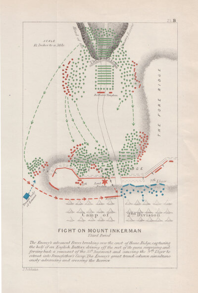 Fight on Mount Inkerman....