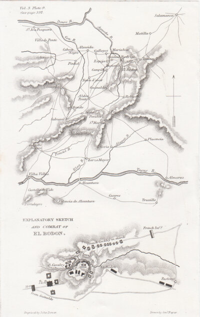 Explanatory Sketch and Combat of El Bodon