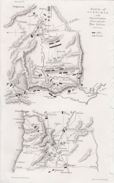 Battle of Vittoria with Operations before and after The Action