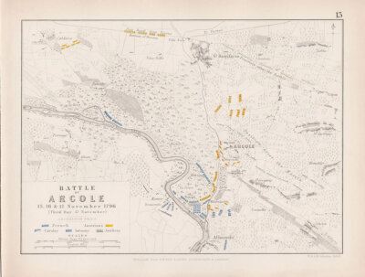 Battle of Arcole Third Day 17th November 1796 