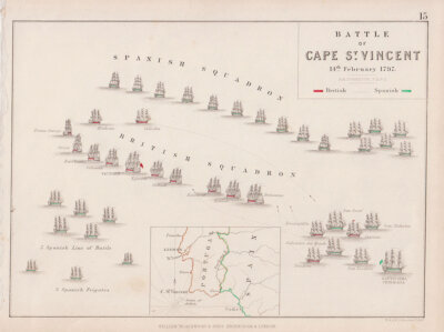 Battle of Cape St Vincent 14th February 1797