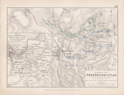 Battle of Preussisch-Eylau - Second Sheet 8th February 1807 