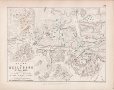 Battle of Heilsberg 10th June 1807 