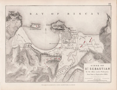 Siege of St Sebastian By the Allies under Wellington from June to September 1813