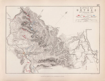 Battle of Orthes 27th February 1814 