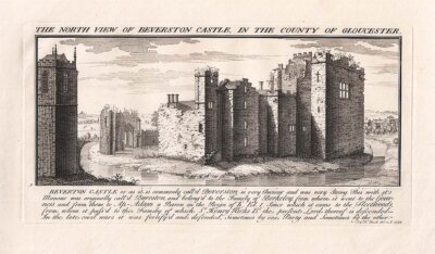 The North View of Beverton Castle, in the County of Gloucester. 