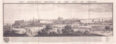 The South-West Prospect of the City of Carlisle.