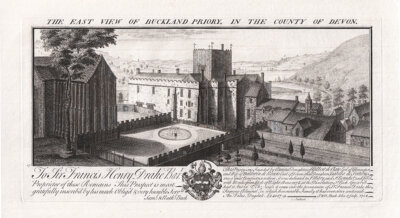 The East View of Buckland Priory in the County of Devon 