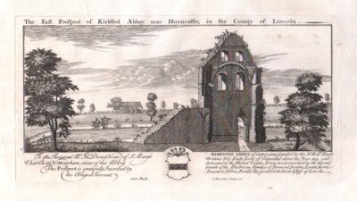 The East Prospect of Kirksted Abbey near Horncastle in the County of Lincoln.