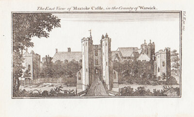 The East view of Maxtoke Castle in the County of Warwick 