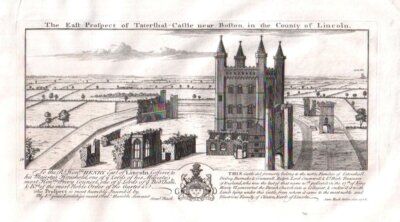 The East Prospect of Tatershal Castle near Bolton in the County of Lincoln.