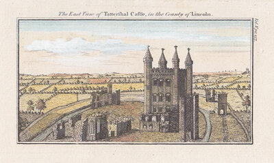 The East View of Tattershall Castle in the County of Lincoln 