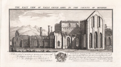 The East View of Valle Crucis Abby