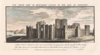 The North View of Beaumaris Castle in the Isle of Anglesey