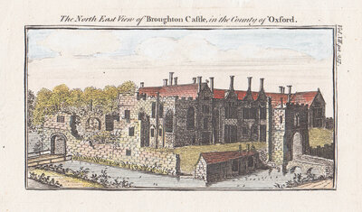 The North East view of Broughton Castle in the County of Oxford 