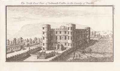 The North East view of Lulworth Castle in the County of Dorset.