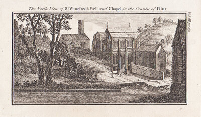 The North view of St Winefred's Well and Chapel 