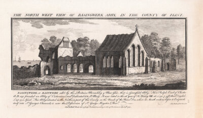 The North West view of Basingwerk Abby 