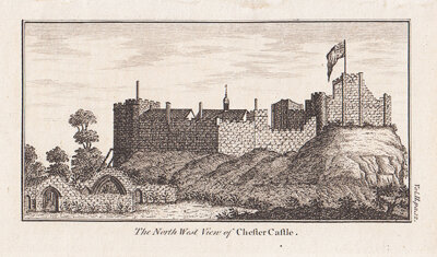 The North West view of Chester Castle 