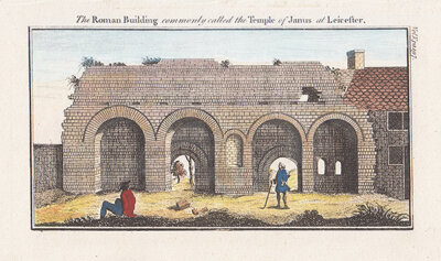 The Roman Building commonly called the Temple of Janus at Leicester 