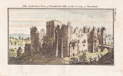 The South East View of Goodrick Castle in the County of Hereford