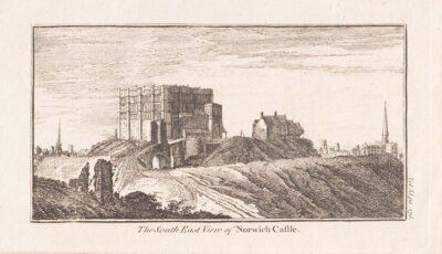 The South East View of Norwich Castle.