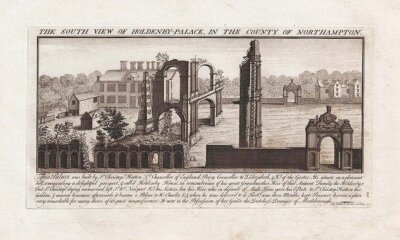 The South view of Holdenby Palace, in the County of Northampton.