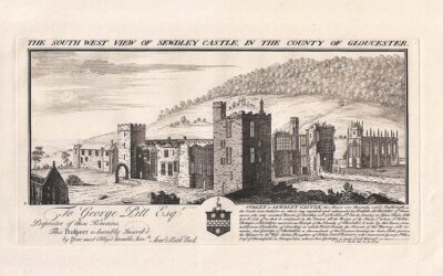 The Soutrh West View of Sewdley Castle, in the County of Gloucestershire.