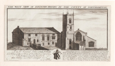 The West View od Daventry Priory in the County of Northampton 