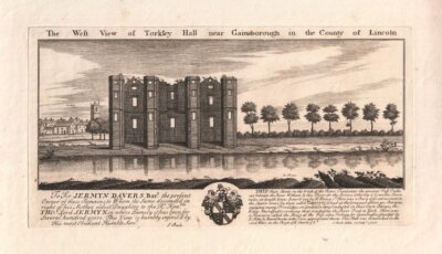 The West view of Torkley Hall near Gainsborough in the County of Licoln.