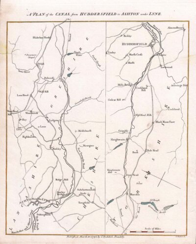 Huddersfield to Ashton under Lyne
