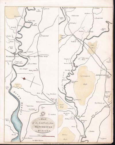 Canal from Manchester to Runcorn 